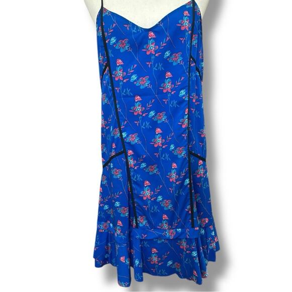 Thakoon x RTR - NWT Blue Floral Shift Dress - Size 10 - Picture 8 of 11
